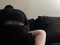 Quickie on couch