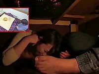 B3B2703-Cuckold stepmother who was cunnilingus with a kotatsu