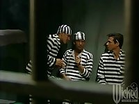 Three inmates team up to fuck team a few busty slut - Chasey Lain