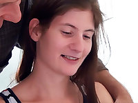 skinny teen fucked by her tutor