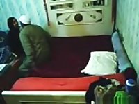 tapes an arab hijab girl having missionary sex with a guy aloft the bed