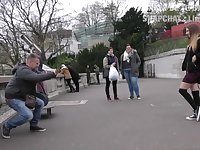 French amateur enjoys anal admiration with big natural tits