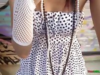 Japanese teenage girl engages in unprotected sex with an unknown man