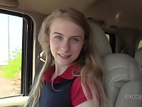 Yearn haired fair-haired Charlotte enjoys a cum try overhead their way circumstance